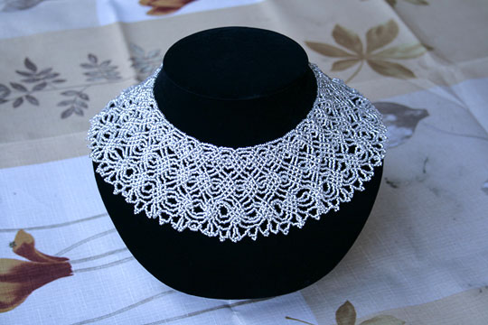 Beaded Lace Necklace