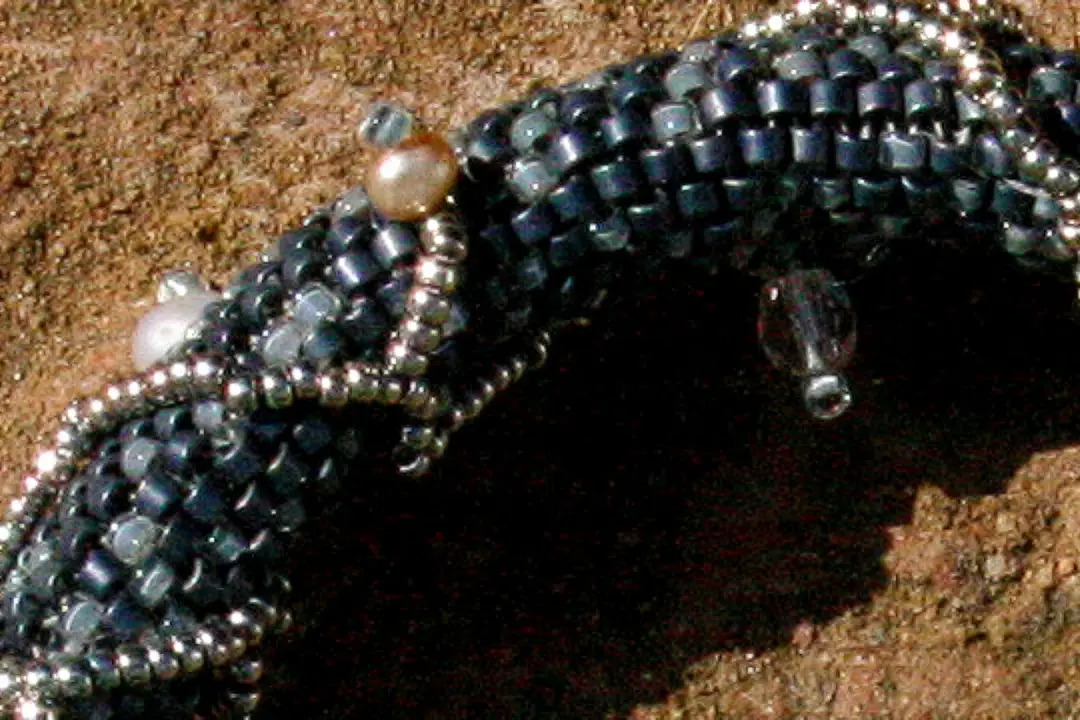 Dark Blue With Vine Detail