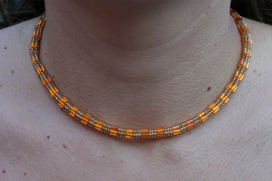 Golden Bead Necklace