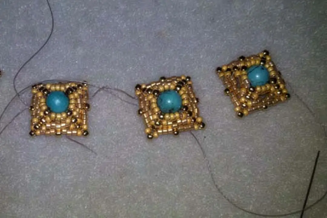 Volcanoes Beaded Necklace Pieces